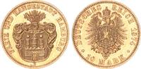 Hamburg 10 Mark 1874 Freie und Hansestadt Hamburg vz-st 3,251.06 £  +  26.01 £ shipping