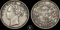 India 1 Rupee Victoria -