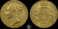 Great Britain sovereign 1859 Victoria shield XF45 PCGS 823.60 £  +  30.34 £ shipping
