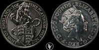 Great Britain 100 pounds 2017 Queen's Beasts Lion of England  1,430.47 £  +  30.34 £ shipping