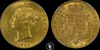 G.BRITAIN 1/2SOV 1859 Victoria shield NGC AU DETAILS 364.12 £  +  21.67 £ shipping