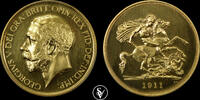 Great Britain 5 pounds 1911 George V PR64 PCGS 12,787.52 £  +  30.34 £ shipping