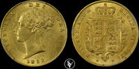 Great Britain 1/2 Sovereign 1853 Victoria shield MS62 PCGS 780.26 £  +  30.34 £ shipping