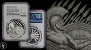 Greece 10 Euro Leonidas proof -