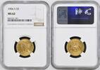 USA $5 HALF EAGLE 1906 Liberty Head NGC MS 62 910.30 £  +  30.34 £ shipping