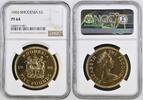 RHODESIA 5 pounds 1966 Elizabeth II 2nd portrait NGC PF 64 4,334.75 £  +  30.34 £ shipping