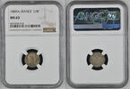 FRANCE 1/4 franc 1809 Napoléon 1er - 1/4 de franc 1809 Paris - NGC MS 63  693.56 £  +  13.00 £ shipping