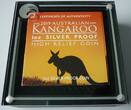 Australien 1 Dollar 2019 1 oz Känguru (High Relief) Proof im Etui mit Umverpackung und Zertifikat