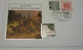 Deutschland Medaille Numisbrief - Erste deutsche Briefmarke Bayern Nr. 1 Schwarzer Einser -