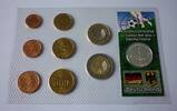 Deutschland, BRD, Germany 3,88 € Kursmünzensatz Mixsatz mit Medaille - Kursmünzensätze zur Fußball-WM 2006 -