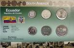 Ecuador Kursmünzensatz - Südamerika -