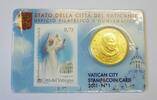 Vatikan, Vatikanstadt 50 Cent 2011 mit Briefmarke - Papst Benedikt XVI S... 5.20 £  +  16.47 £ shipping