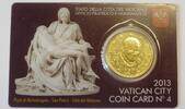 Vatikan, Vatikanstadt 50 Cent 2013 Papst Benedikt XVI ST in Coincard 4.33 £  +  16.47 £ shipping