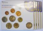 Deutschland, BRD, Germany 5 x 5,88 Euro Euro-Kursmünzensatz Set + 2 Euro Gedenkmünze Niedersachsen -