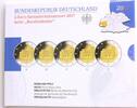 Deutschland/ BRD 2 Euro Gedenkmünzen Set (A,D,F,G,J) - : Rheinland-Pfalz: -