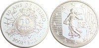 Frankreich 10 Euro Säerin, 10 Jahre Euro Bargeld im Zahlungsverkehr (Euro als Weltwährung) -