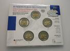 Deutschland, BRD, Germany 5 x 2 Euro Gedenkmünzen Set (A,D,F,G,J) - Mecklenburg-Vorpommern -