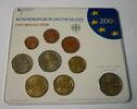 Deutschland, BRD, Germany 5,88 Euro Euro-Kursmünzensatz + 2 Euro Gedenkmünze Hamburg -