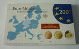 Deutschland, BRD, Germany 5,88 Euro offizieller Euro-Kursmünzensatz + 2 Euro Gedenkmünze Mecklenburg-Vorpommern -