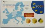 Deutschland, BRD, Germany 5,88 Euro offizieller Euro-Kursmünzensatz + 2 Euro Gedenkmünze Saarland -