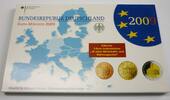 Deutschland, BRD, Germany 5,88 Euro offizieller Euro-Kursmünzensatz + 2 Euro Gedenkmünze Saarland -