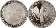 Deutschland, BRD, Germany 5 DM Johann Wolfgang von Goethe -
