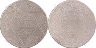 Marokko 1/2 Rial/ 5 Dirham Abdelaziz IV. 1894-1908 -