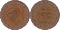 Südafrika, South Africa 1 Penny George VI. 1936-1952 -