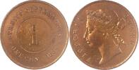Straits Settlements 1 Cent Viktoria 1837-1901 -