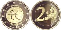 Niederlande 2 Euro 2009 10 Jahre Europäische Währungsunion PP gekapselt 25.14 £  +  16.47 £ shipping
