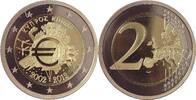 Zypern, Cyprus 2 Euro 2012 10 Jahre Euro Bargeld im Zahlungsverkehr PP g... 34.68 £  +  16.47 £ shipping