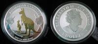 Australien 1 Dollar 1 oz Känguru (Vergoldet) -