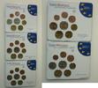 Deutschland, BRD, Germany 5 x 3,88 Euro Euro-Kursmünzensatz -