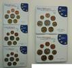 Deutschland, BRD, Germany 5 x 3,88 Euro Euro-Kursmünzensatz Set -