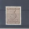 Deutschland ab 1945 SBZ Michel Nummer 126 Yb, 3 Pfg. Freimarke 1945 **, geprüft BPP -
