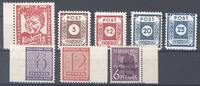 Deutschland ab 1945 SBZ, ** Posten BPP geprüfter Werte auf Steckkarte -