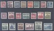 Deutschland vor 1945 Dt. Bes. 2. WK Böhmen & Mähren Michel Nummer 1-19 gestempelt -