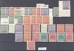 Deutschland ab 1945 SBZ, ** Posten aus Michel Nummer 116-25 auf Steckkarte -