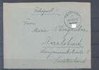 Deutschland vor 1945 Dt. Feldpost 2. WK, Brief 1943 eines tschechischen Soldaten aus Paris -