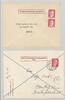 Deutschland vor 1945 Dt. Feldpost 2. WK, 2 Briefe Luftgaupostamt Brüssel und Oslo -