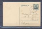 Deutschland vor 1945 Deutsche Post China, Postkarte 1915 mit gutem Stempel Amoi -