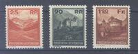 Europa und Alle Welt Liechtenstein Michel Nummer 119-21, Freimarken 1933 ** -