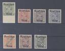 Deutschland vor 1945 Dt. Reich Dienst Mi.Nr. 57-64, Freimarken 1920 U **, geprüft BPP -
