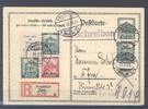 Deutschland vor 1945 Dt. Reich, R - Karte mit 2 guten Zusammendrucken aus Nothilfe 1932 -