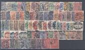 Deutschland vor 1945 Dt. Reich Dienst Michel Nummer 1-74 fast komplett gestempelt -