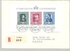 Europa und Alle Welt Liechtenstein, FDC Block 5, Briefmarkenausstellung 1949 -