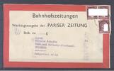 Deutschland vor 1945 Dt. Feldpost, Feldpost Bahnhofszeitungen Pariser Zeitung nach Duisburg -