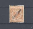 Deutschland vor 1945 Dt. Kolonien Karolinen Michel Nr. 5 I, 25 Pfg. ungebraucht *, geprüft -