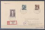 Deutschland ab 1945 Saarland, R - Brief mit interessanter Saar und Franz. Zone MiF aus Homburg -