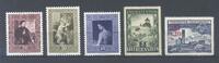 Europa und Alle Welt  Liechtenstein Michel Nummer 306-10, Jahr 1952 ** a... 51.58 £  +  4.33 £ shipping